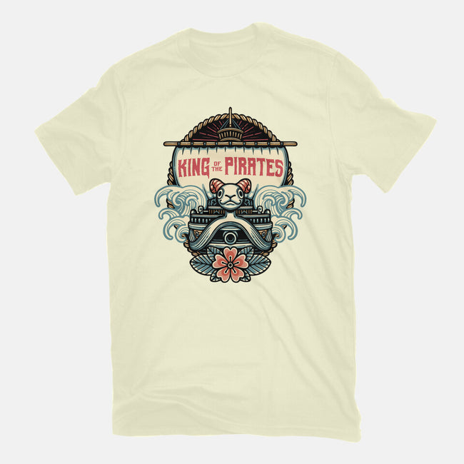 King Of The Pirates Insignia-Mens-Premium-Tee-glitchygorilla