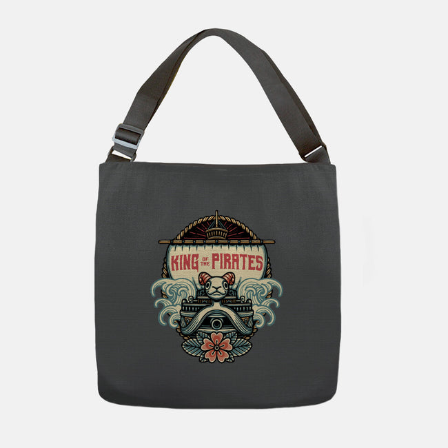 King Of The Pirates Insignia-None-Adjustable Tote-Bag-glitchygorilla
