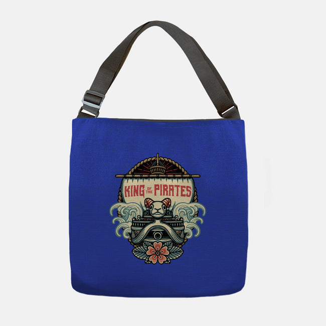 King Of The Pirates Insignia-None-Adjustable Tote-Bag-glitchygorilla