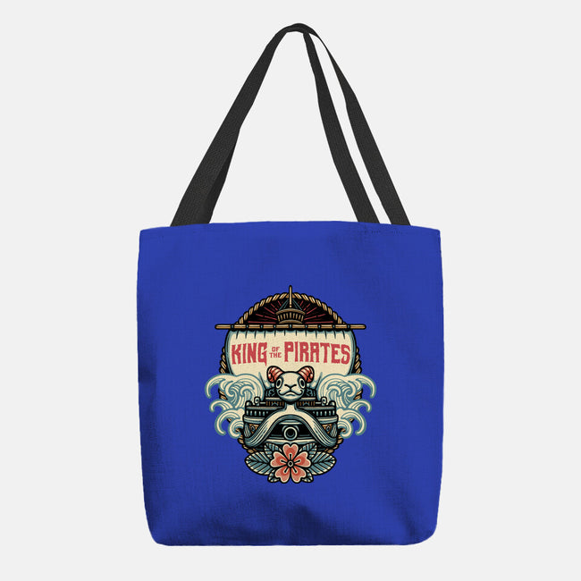 King Of The Pirates Insignia-None-Basic Tote-Bag-glitchygorilla