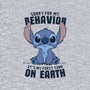 Sorry For My Behavior-Womens-V-Neck-Tee-GODZILLARGE