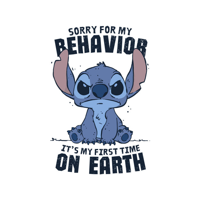 Sorry For My Behavior-Womens-V-Neck-Tee-GODZILLARGE