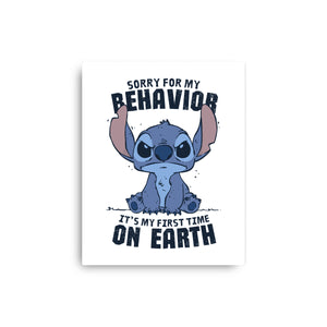 Sorry For My Behavior