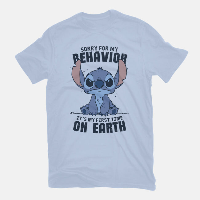 Sorry For My Behavior-Womens-Fitted-Tee-GODZILLARGE