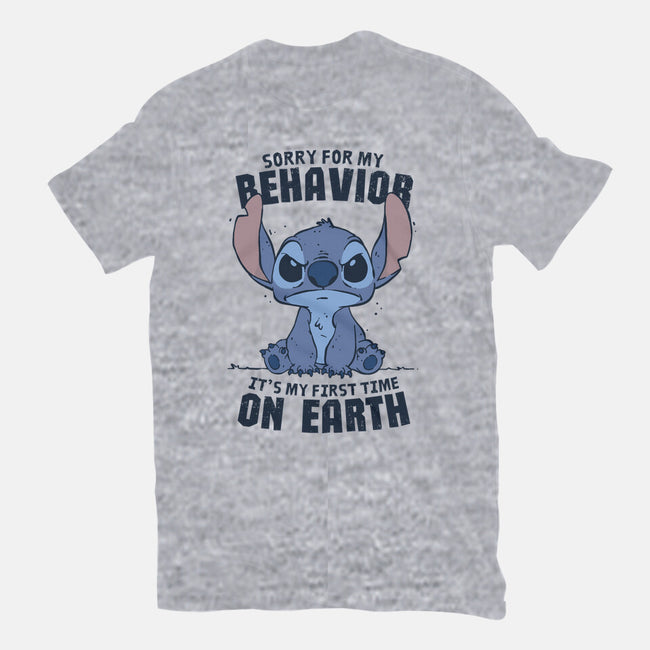 Sorry For My Behavior-Womens-Fitted-Tee-GODZILLARGE