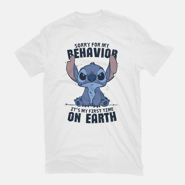 Sorry For My Behavior-Womens-Fitted-Tee-GODZILLARGE