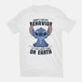 Sorry For My Behavior-Womens-Fitted-Tee-GODZILLARGE