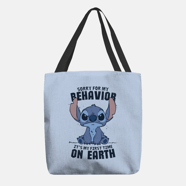 Sorry For My Behavior-None-Basic Tote-Bag-GODZILLARGE