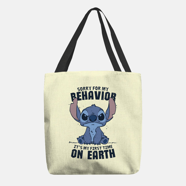 Sorry For My Behavior-None-Basic Tote-Bag-GODZILLARGE