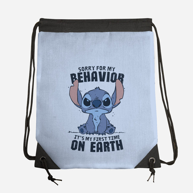 Sorry For My Behavior-None-Drawstring-Bag-GODZILLARGE