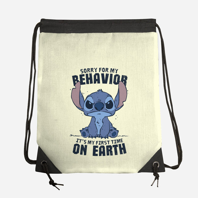 Sorry For My Behavior-None-Drawstring-Bag-GODZILLARGE