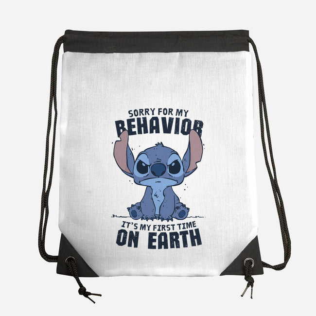Sorry For My Behavior-None-Drawstring-Bag-GODZILLARGE