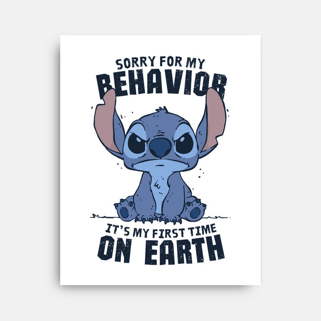 Sorry For My Behavior-None-Stretched-Canvas-GODZILLARGE