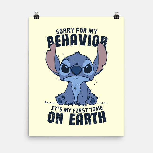 Sorry For My Behavior-None-Matte-Poster-GODZILLARGE