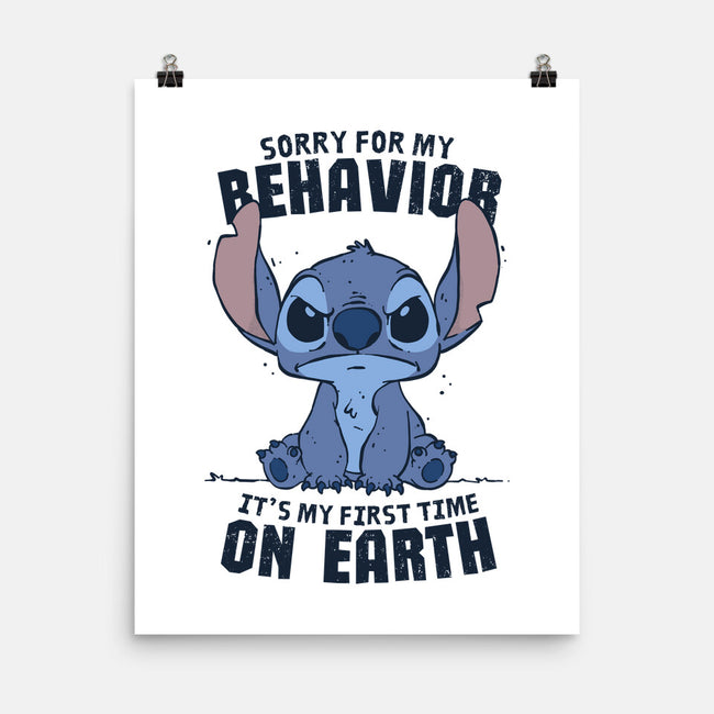 Sorry For My Behavior-None-Matte-Poster-GODZILLARGE