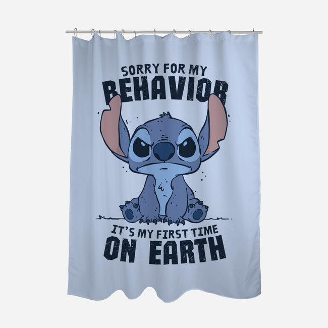 Sorry For My Behavior-None-Polyester-Shower Curtain-GODZILLARGE