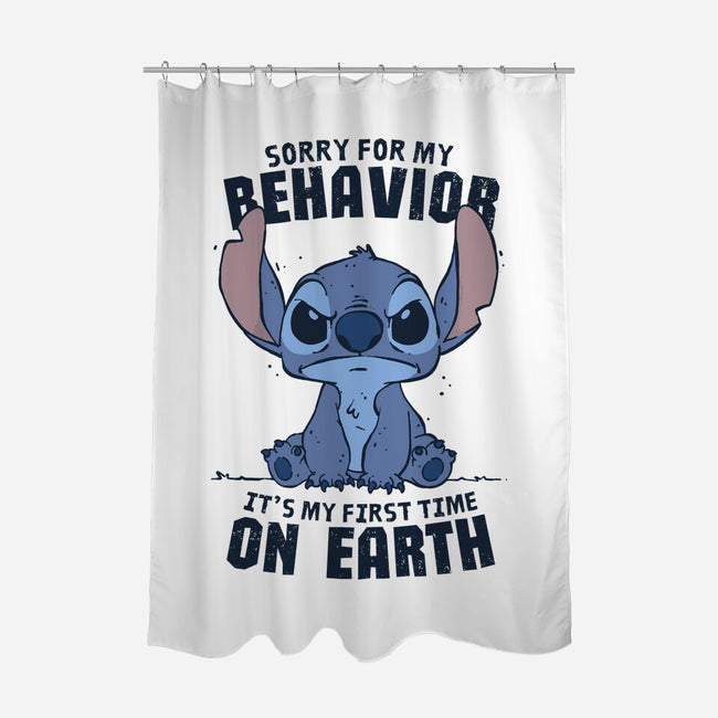 Sorry For My Behavior-None-Polyester-Shower Curtain-GODZILLARGE