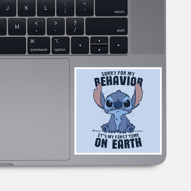 Sorry For My Behavior-None-Glossy-Sticker-GODZILLARGE