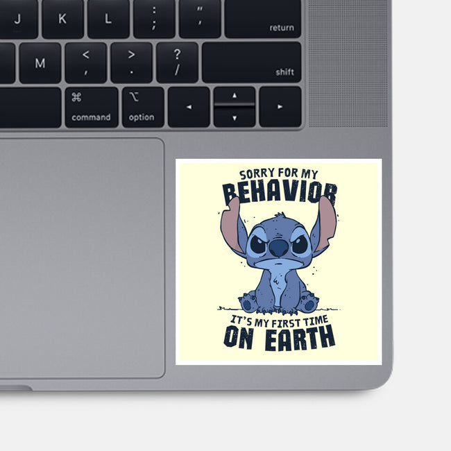 Sorry For My Behavior-None-Glossy-Sticker-GODZILLARGE