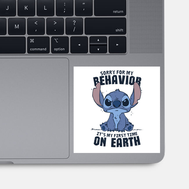 Sorry For My Behavior-None-Glossy-Sticker-GODZILLARGE