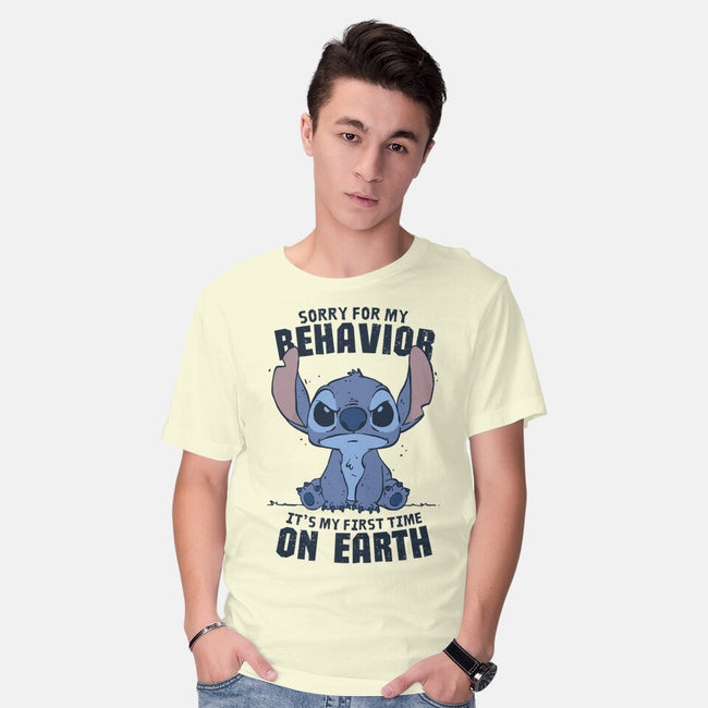 Sorry For My Behavior-Mens-Basic-Tee-GODZILLARGE