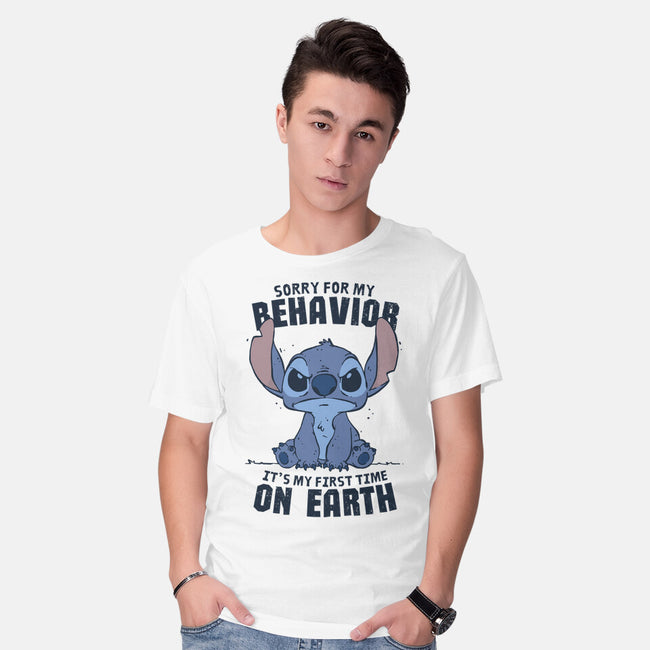 Sorry For My Behavior-Mens-Basic-Tee-GODZILLARGE