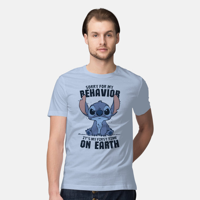 Sorry For My Behavior-Mens-Premium-Tee-GODZILLARGE