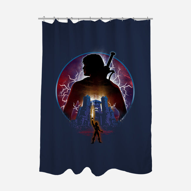 I Have The Power-None-Polyester-Shower Curtain-dandingeroz
