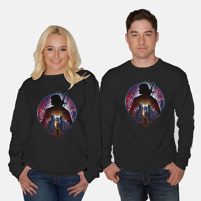 I Have The Power-Unisex-Crew Neck-Sweatshirt-dandingeroz
