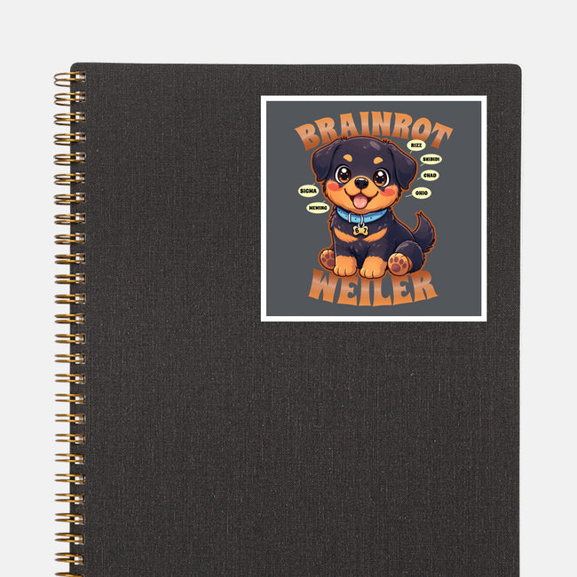 Brain Rottweiler-None-Glossy-Sticker-Boggs Nicolas
