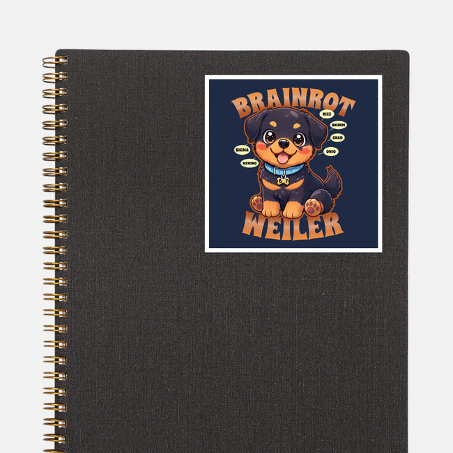 Brain Rottweiler-None-Glossy-Sticker-Boggs Nicolas