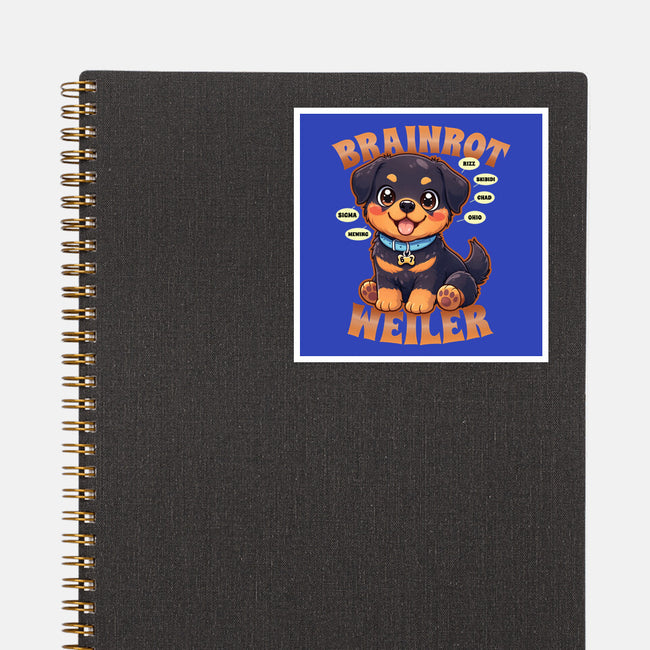 Brain Rottweiler-None-Glossy-Sticker-Boggs Nicolas