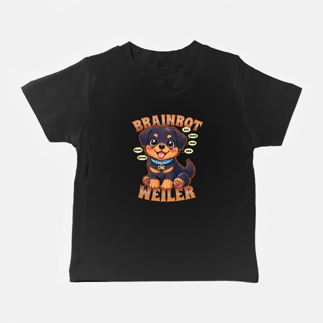 Brain Rottweiler-Baby-Basic-Tee-Boggs Nicolas
