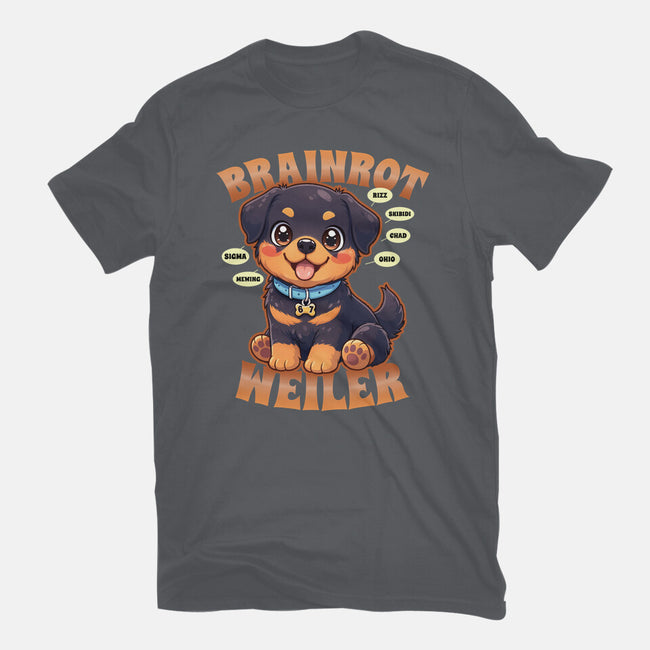 Brain Rottweiler-Womens-Basic-Tee-Boggs Nicolas