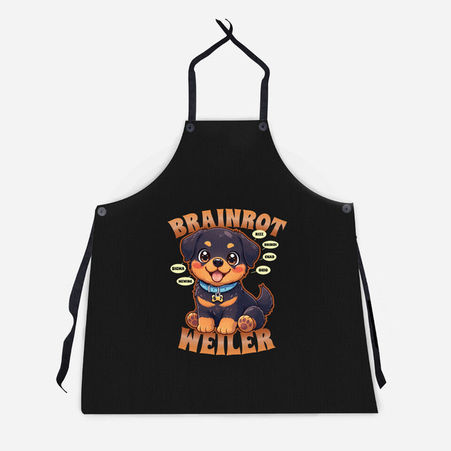 Brain Rottweiler-Unisex-Kitchen-Apron-Boggs Nicolas
