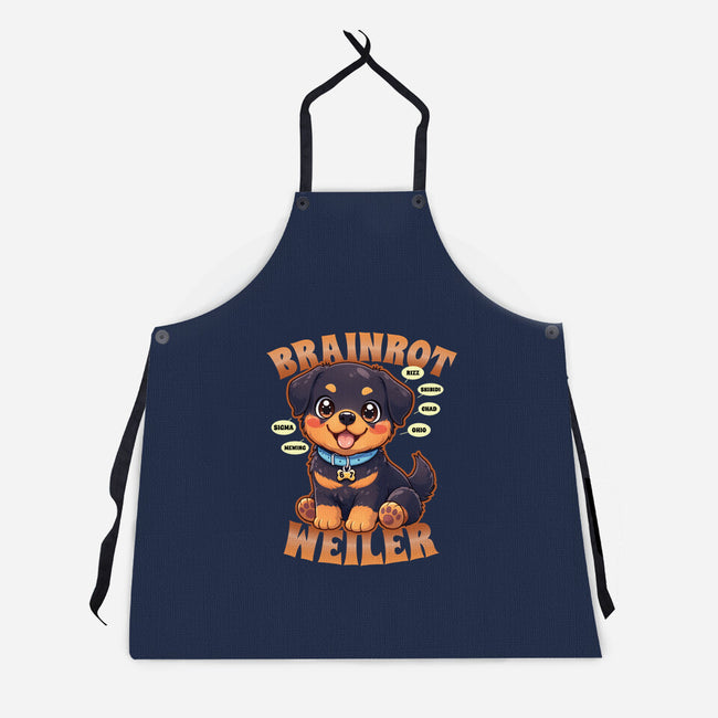Brain Rottweiler-Unisex-Kitchen-Apron-Boggs Nicolas