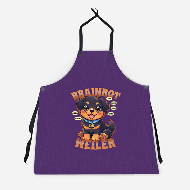 Brain Rottweiler-Unisex-Kitchen-Apron-Boggs Nicolas