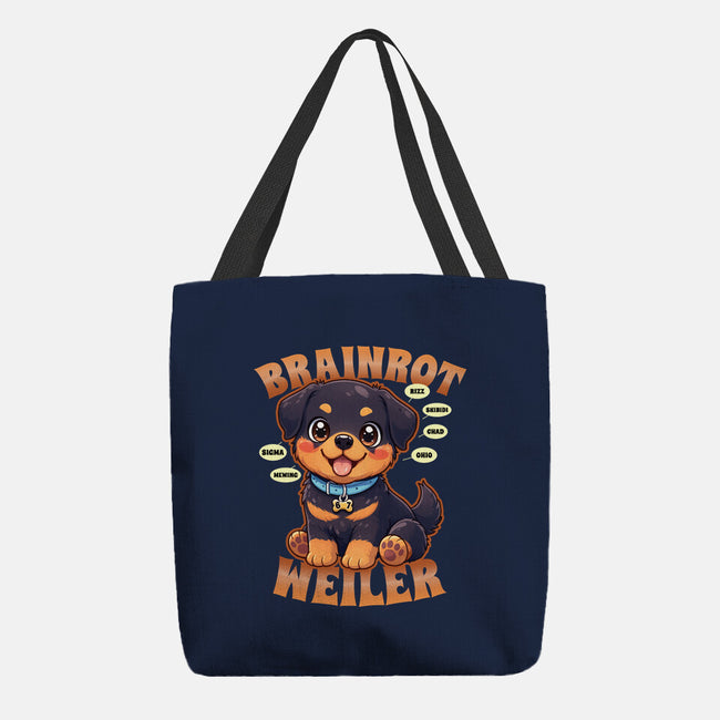 Brain Rottweiler-None-Basic Tote-Bag-Boggs Nicolas