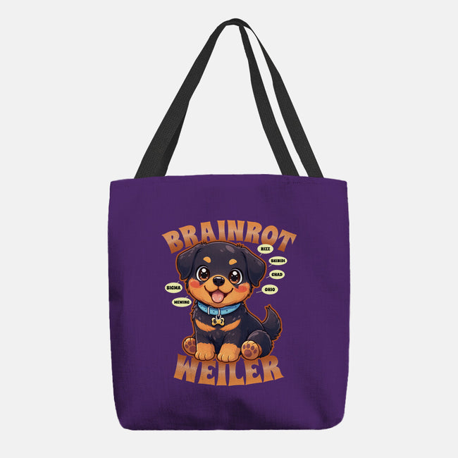 Brain Rottweiler-None-Basic Tote-Bag-Boggs Nicolas