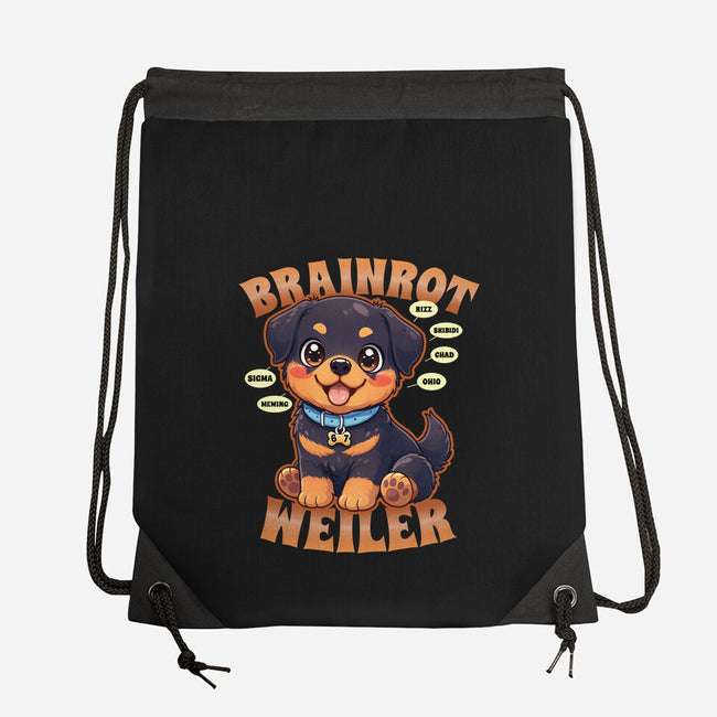 Brain Rottweiler-None-Drawstring-Bag-Boggs Nicolas
