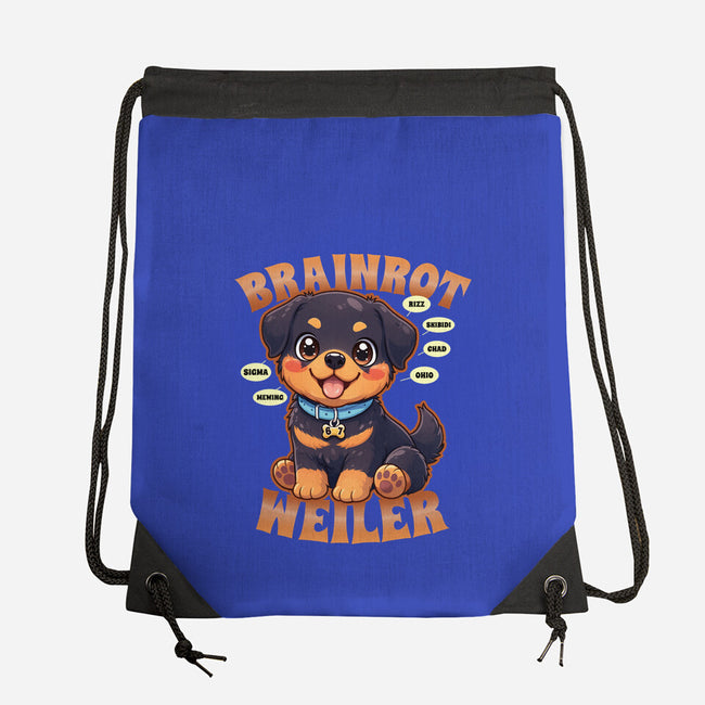 Brain Rottweiler-None-Drawstring-Bag-Boggs Nicolas