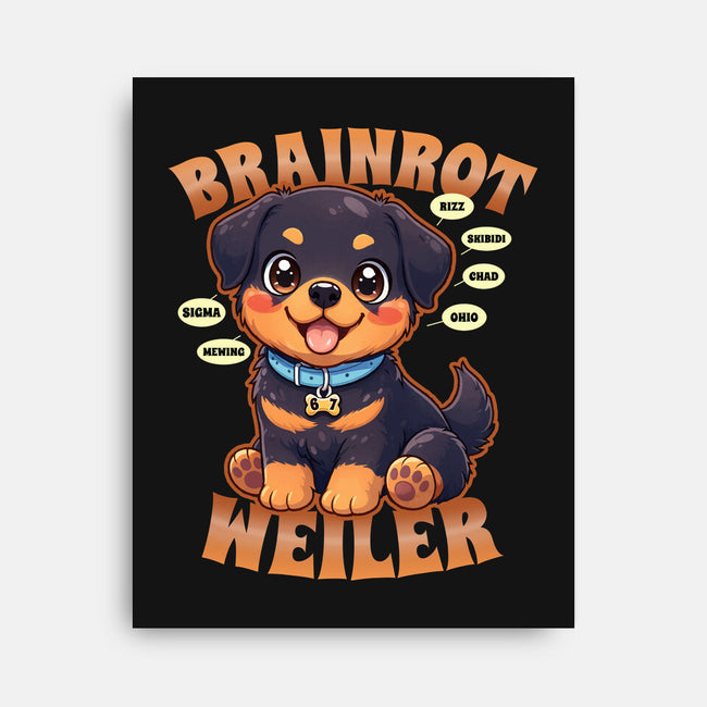 Brain Rottweiler-None-Stretched-Canvas-Boggs Nicolas
