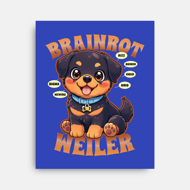Brain Rottweiler-None-Stretched-Canvas-Boggs Nicolas