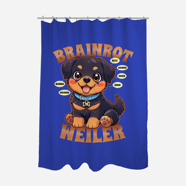 Brain Rottweiler-None-Polyester-Shower Curtain-Boggs Nicolas