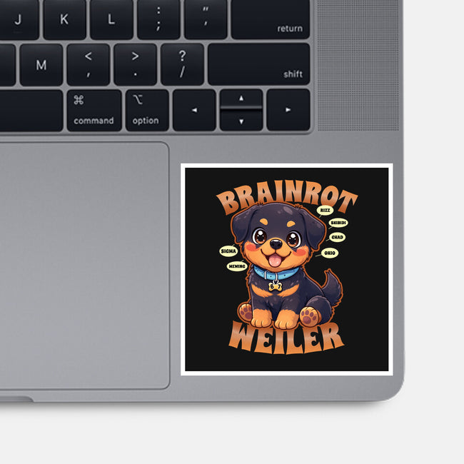 Brain Rottweiler-None-Glossy-Sticker-Boggs Nicolas
