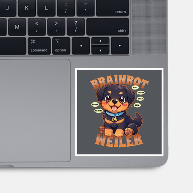 Brain Rottweiler-None-Glossy-Sticker-Boggs Nicolas