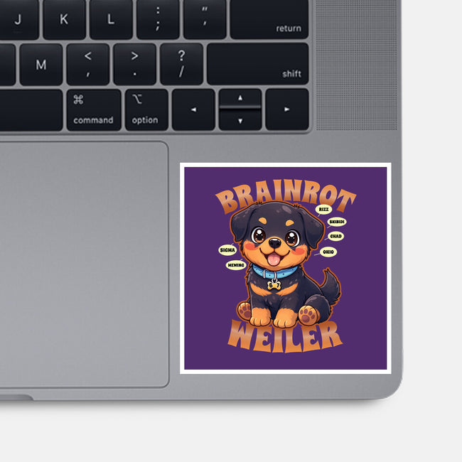 Brain Rottweiler-None-Glossy-Sticker-Boggs Nicolas