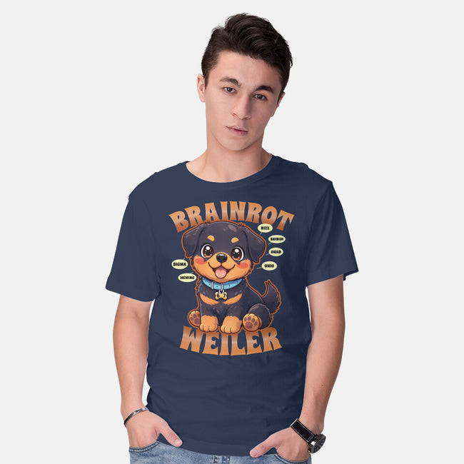 Brain Rottweiler-Mens-Basic-Tee-Boggs Nicolas