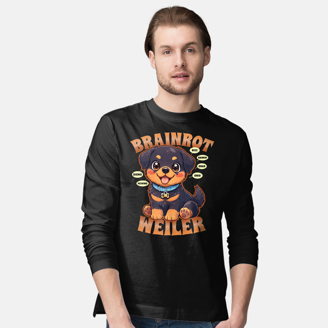 Brain Rottweiler-Mens-Long Sleeved-Tee-Boggs Nicolas