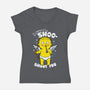 I Shoo Shoo Shoot You-Womens-V-Neck-Tee-Boggs Nicolas